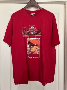 Vintage winners circle dale jr #8 red xl tshirt